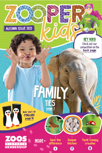 Front cover of Zooper Kids Autumn 2022
