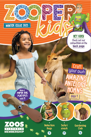 Front cover of Zooper Kids Winter 2023